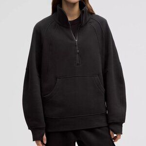 Scuba Oversized Funnel-Neck Half Zip Long (XS/S)